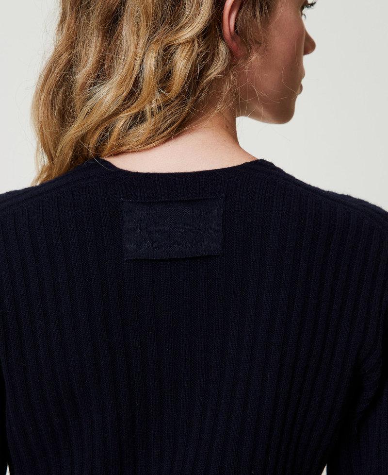 Scee By Twin Set Maglia In Lana E Cashmere A Costine