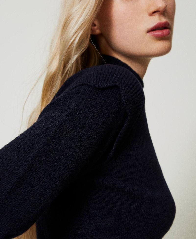 Scee By Twin Set Maglia In Lana E Cashmere Con Smerli