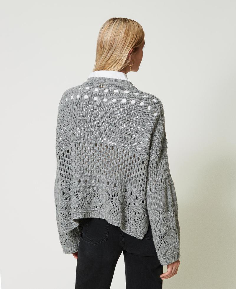 Scee By Twin Set Maglia In Misto Lana Con Paillettes