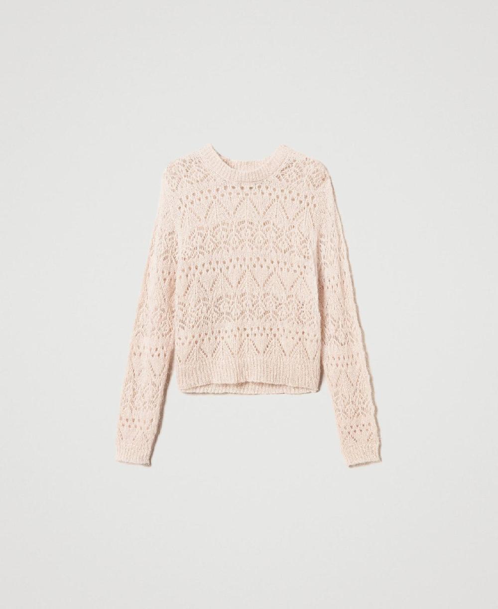 Scee by twin set Maglia in misto mohair mix di punti