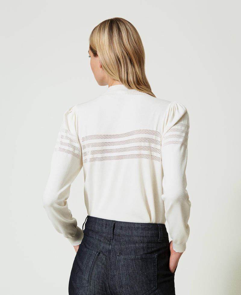 Scee By Twin Set Maglia Lupetto Con Lavorazione Oval T