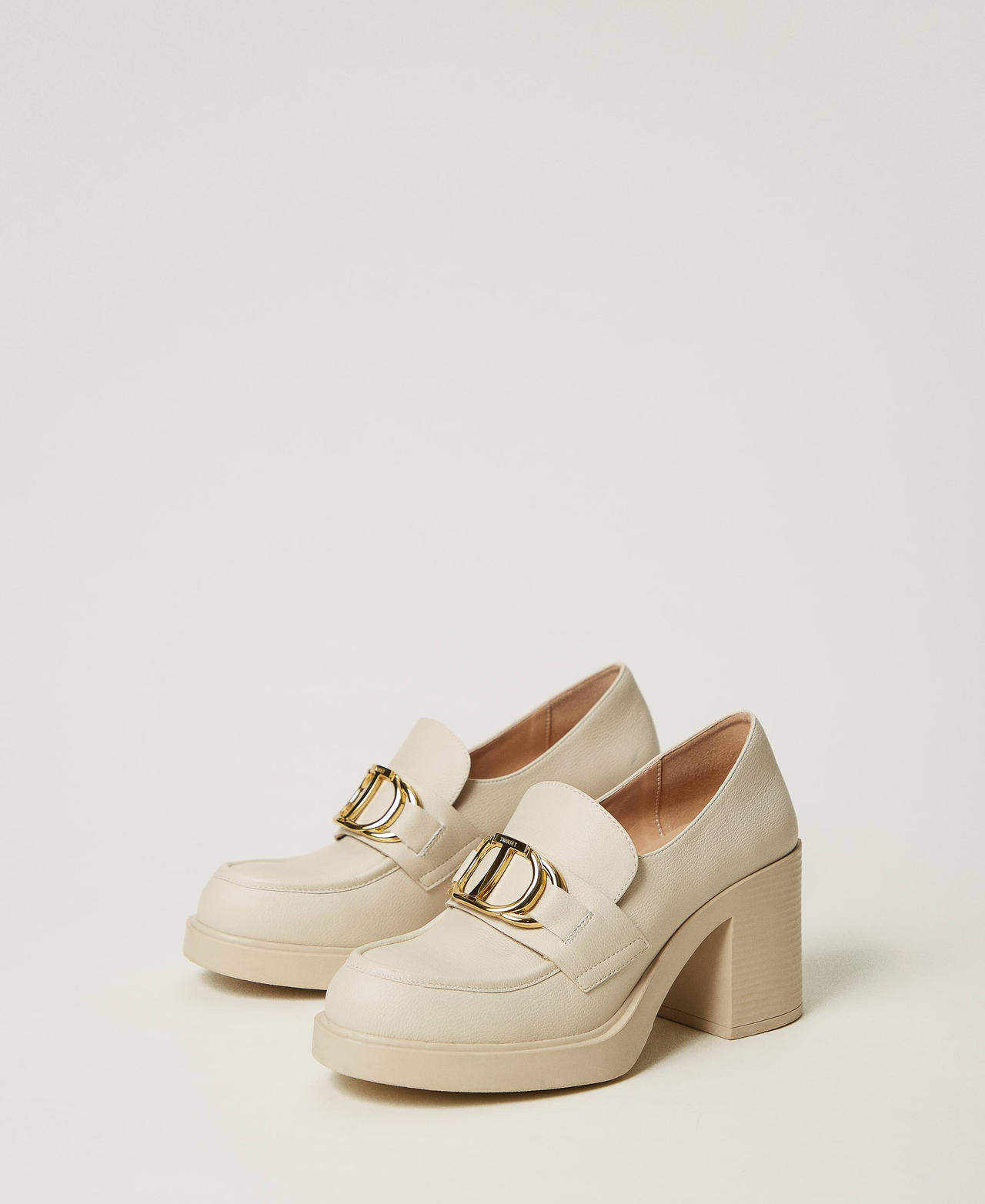 Scee By Twin Set Mocassini Alti Con Morsetto Oval T