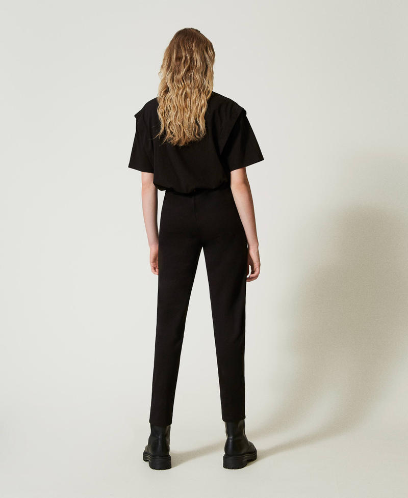 Scee By Twin Set Pantaloni A Sigaretta Con Elastico