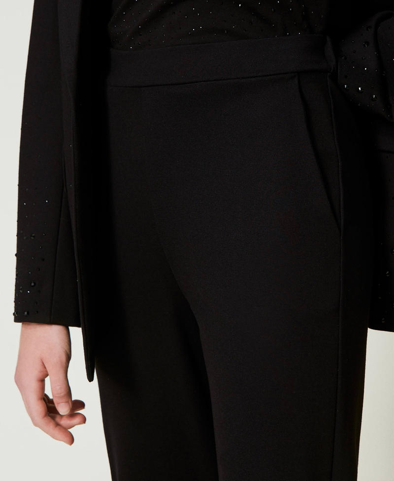 Scee By Twin Set Pantaloni A Sigaretta Con Elastico