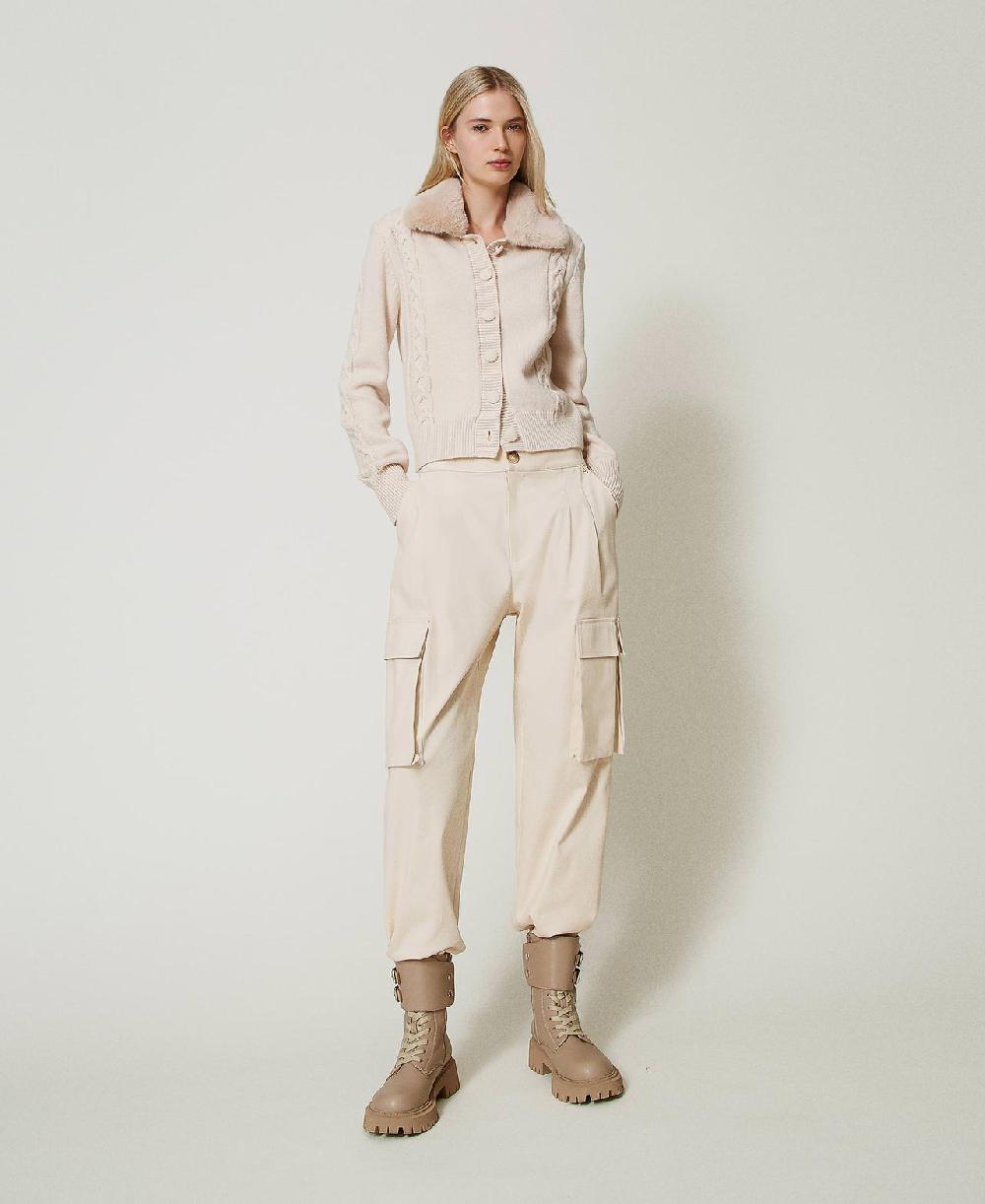 Scee By Twin Set Pantaloni Cargo Con Tasche Asimmetriche