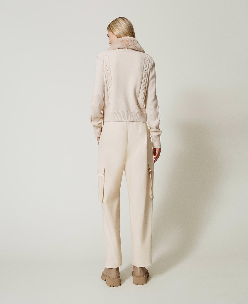 Scee By Twin Set Pantaloni Cargo Con Tasche Asimmetriche