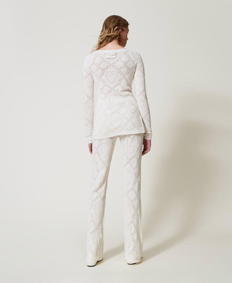 Scee By Twin Set Pantaloni Seamless In Filato Treeblend