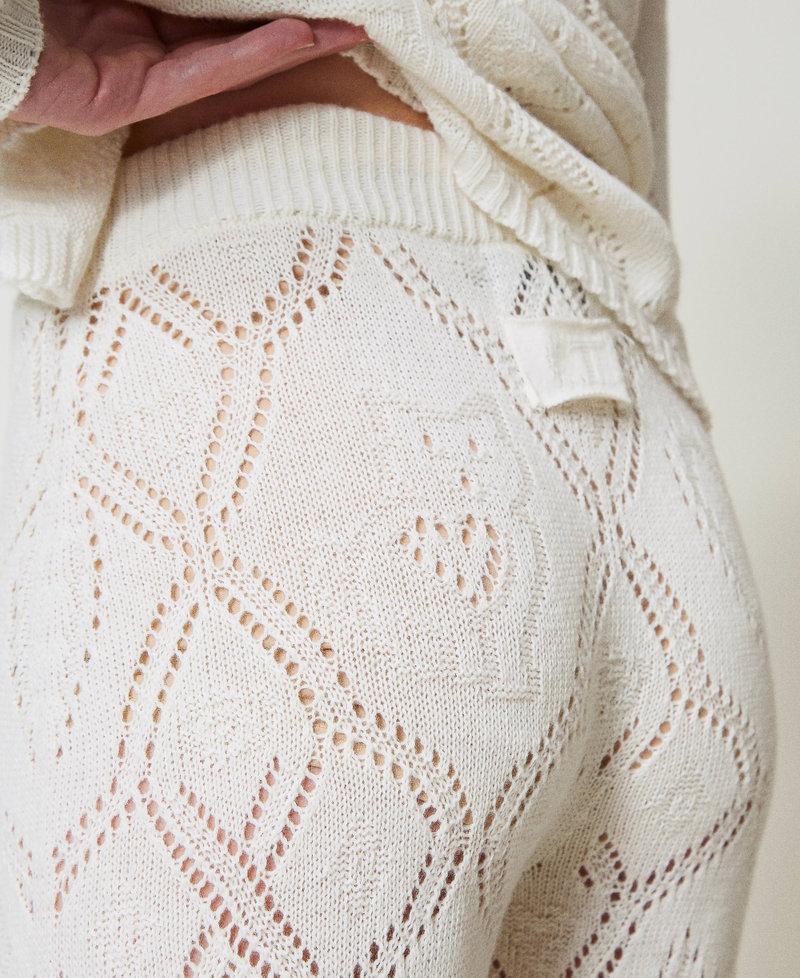 Scee By Twin Set Pantaloni Seamless In Filato Treeblend