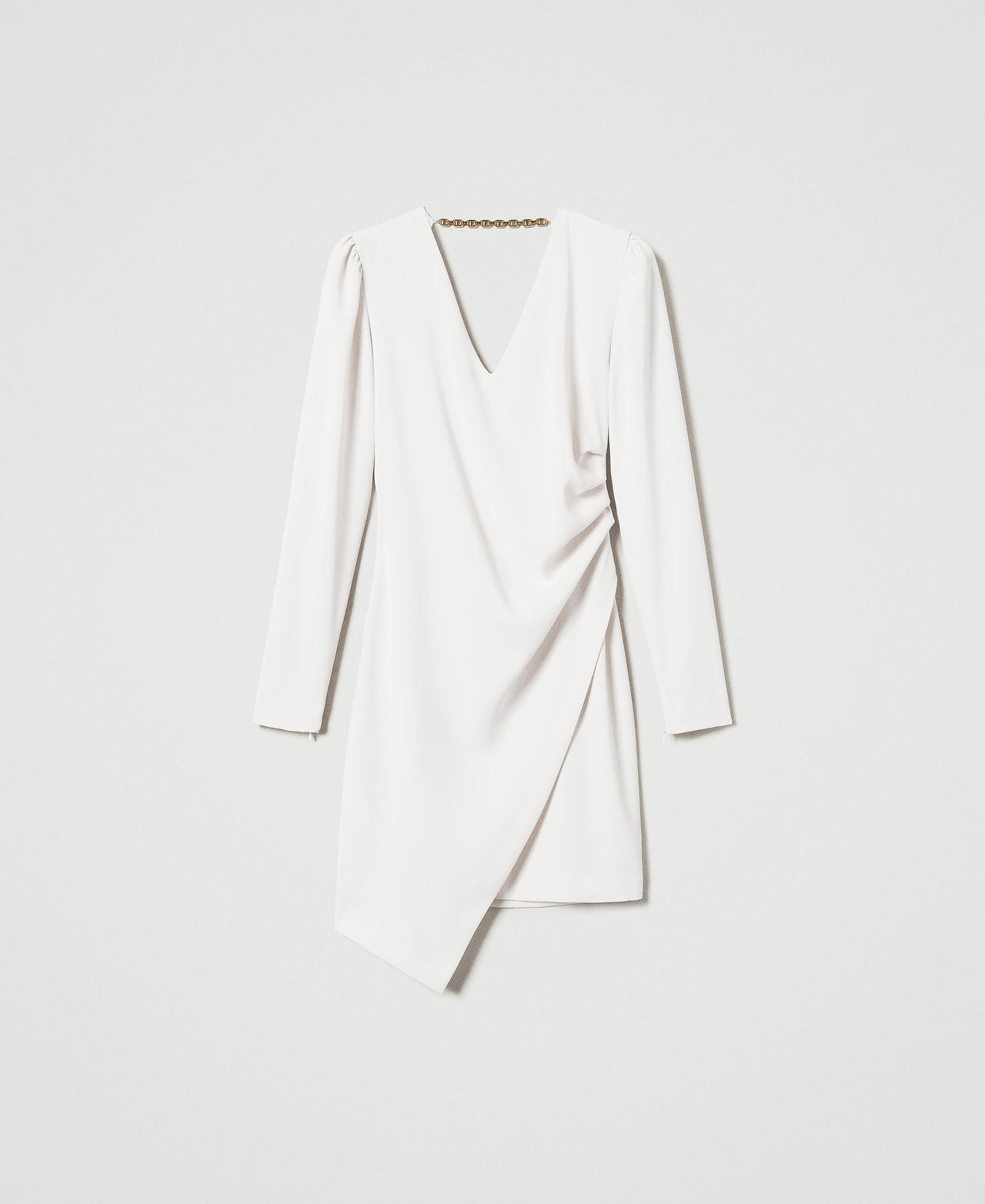 Scee by twin set Abito corto con catena Oval T