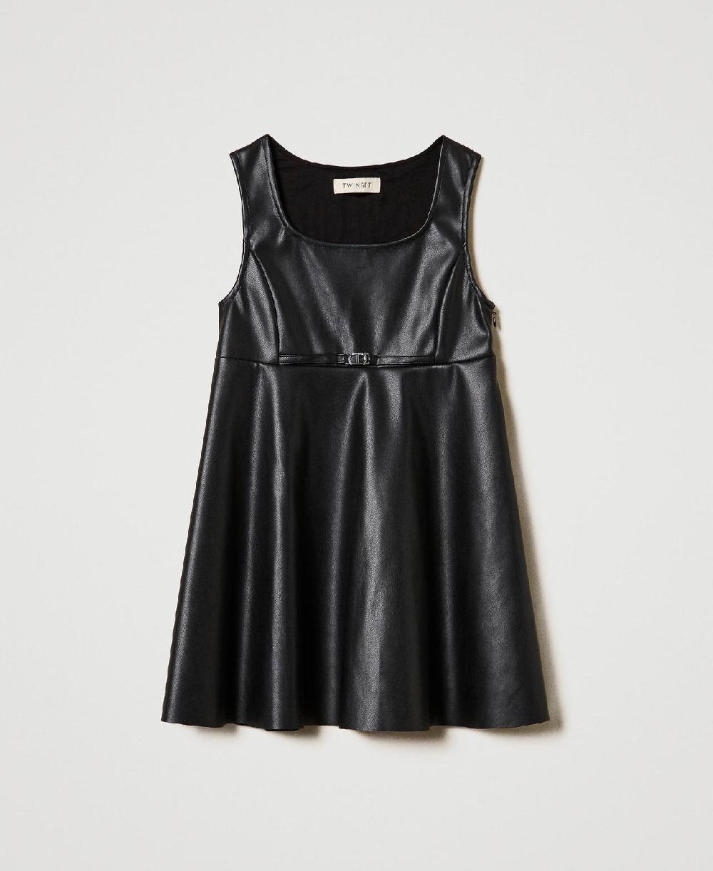 Scee by twin set Abito corto con fibbia Oval T