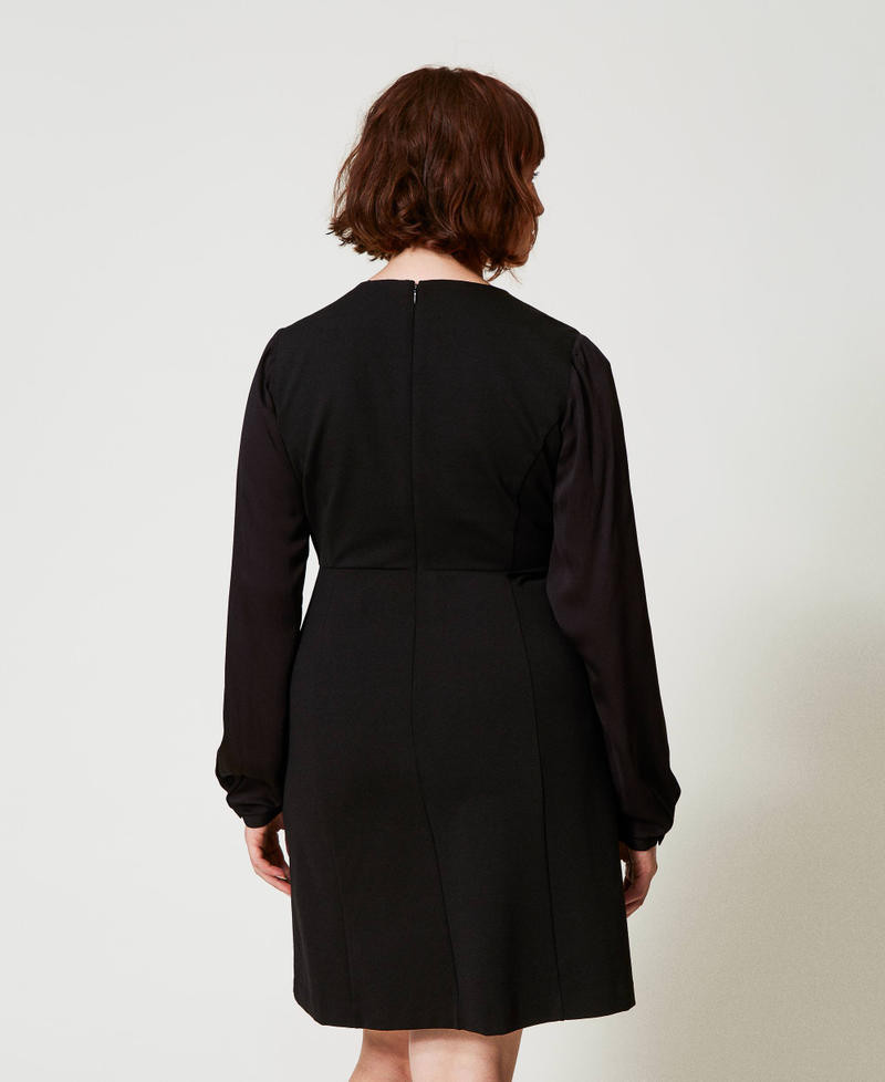 Scee By Twin Set Abito Corto Con Fiocco E Oval T