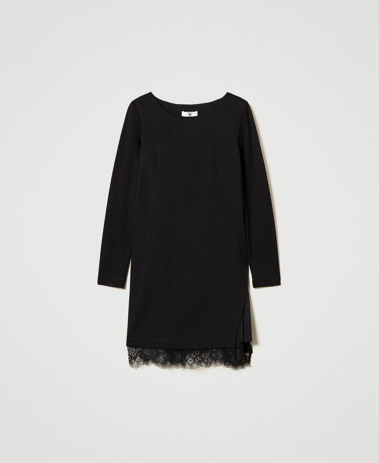 Scee by twin set Abito corto con pizzo