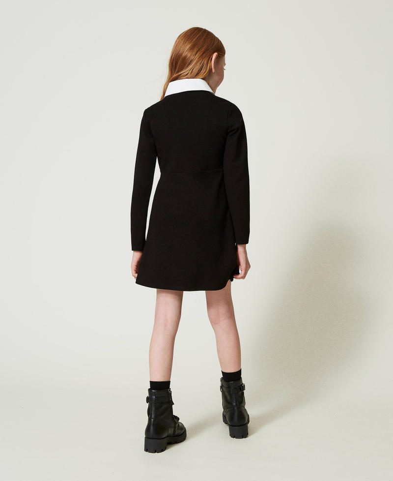 Scee By Twin Set Abito Corto Con Volant In Organza