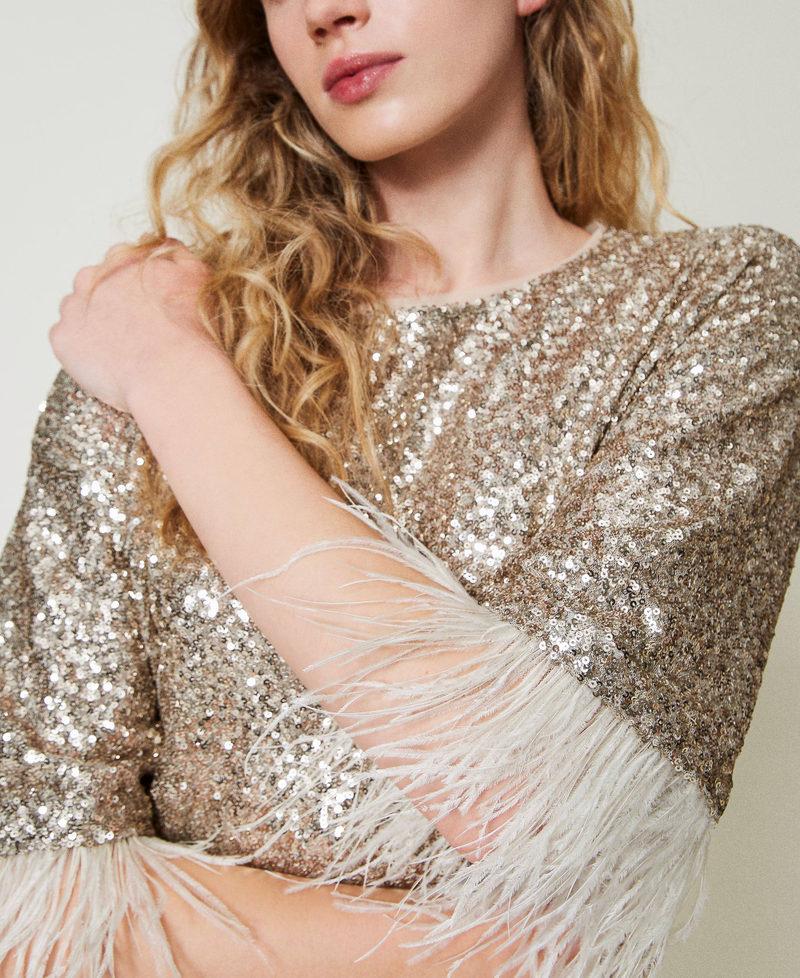 Scee By Twin Set Abito Corto In Full Paillettes