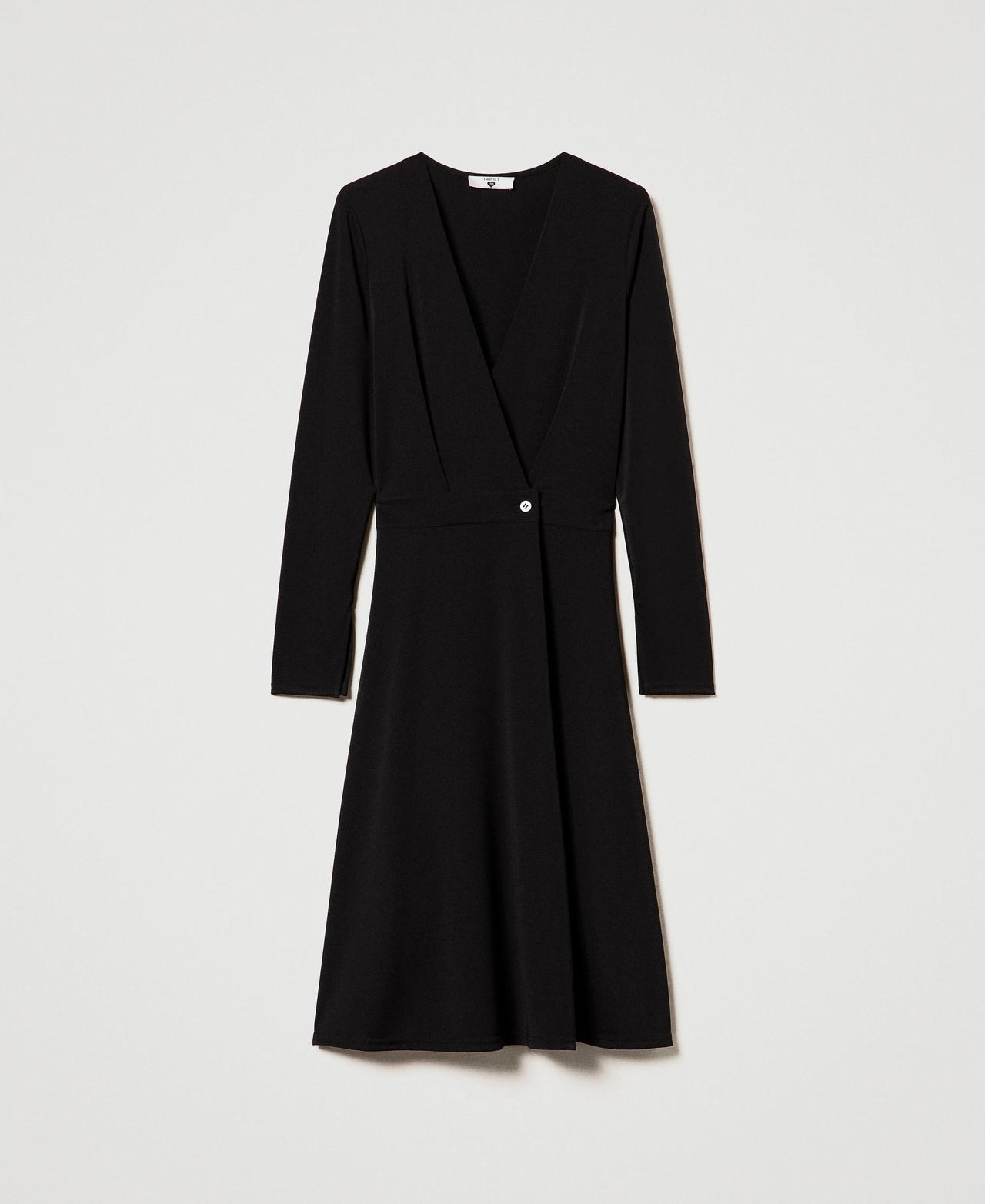 Scee by twin set Abito longuette in jersey crêpe