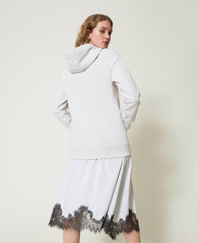 Scee By Twin Set Abito Lungo In Felpa E Raso