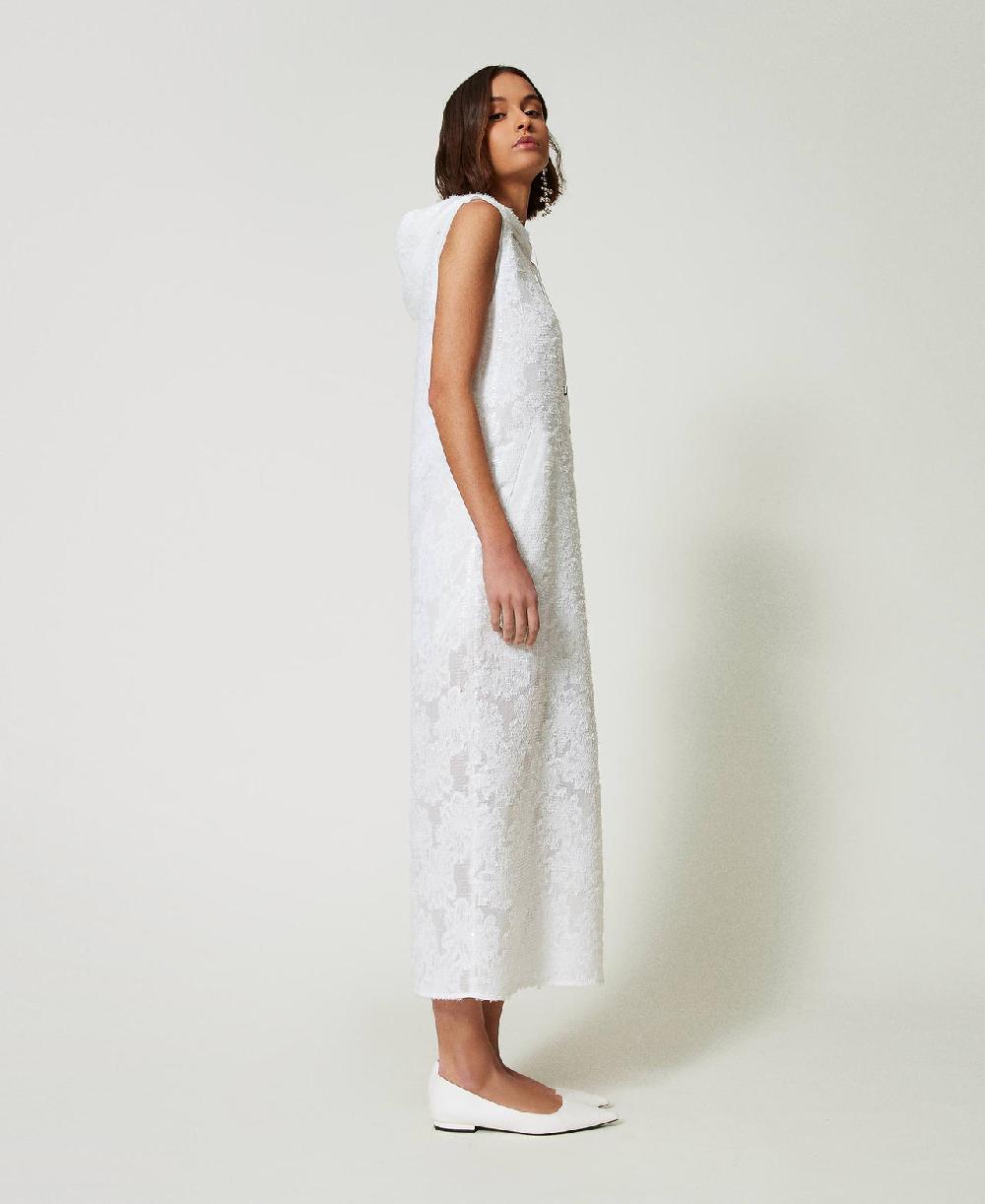 Scee By Twin Set Abito Lungo In Full Paillettes