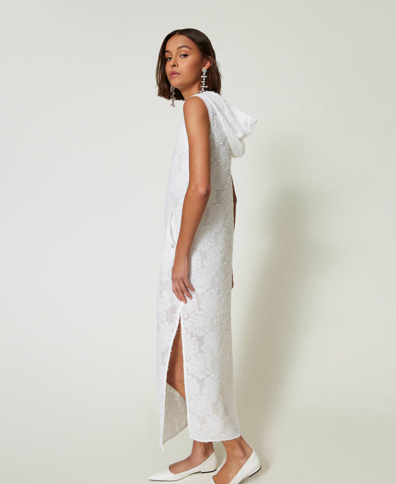 Scee By Twin Set Abito Lungo In Full Paillettes