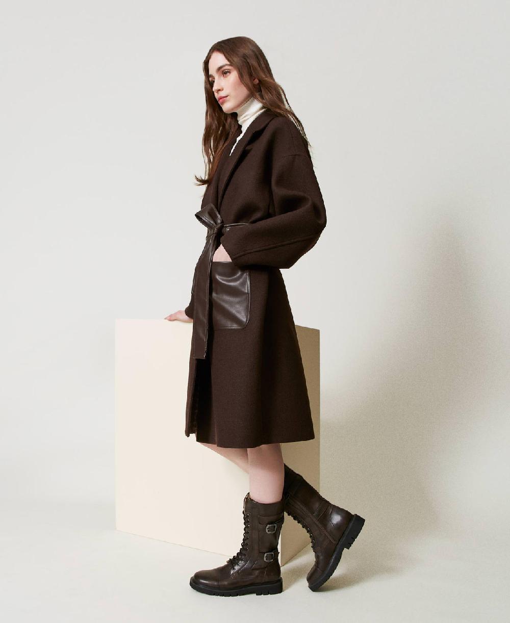 Scee by twin set Anfibi alti con cinturini