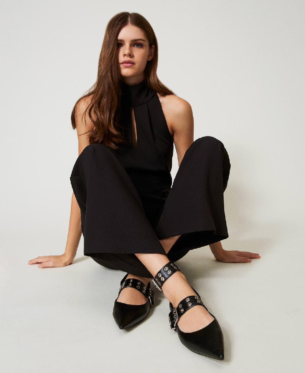 Scee by twin set Ballerine con cinturini