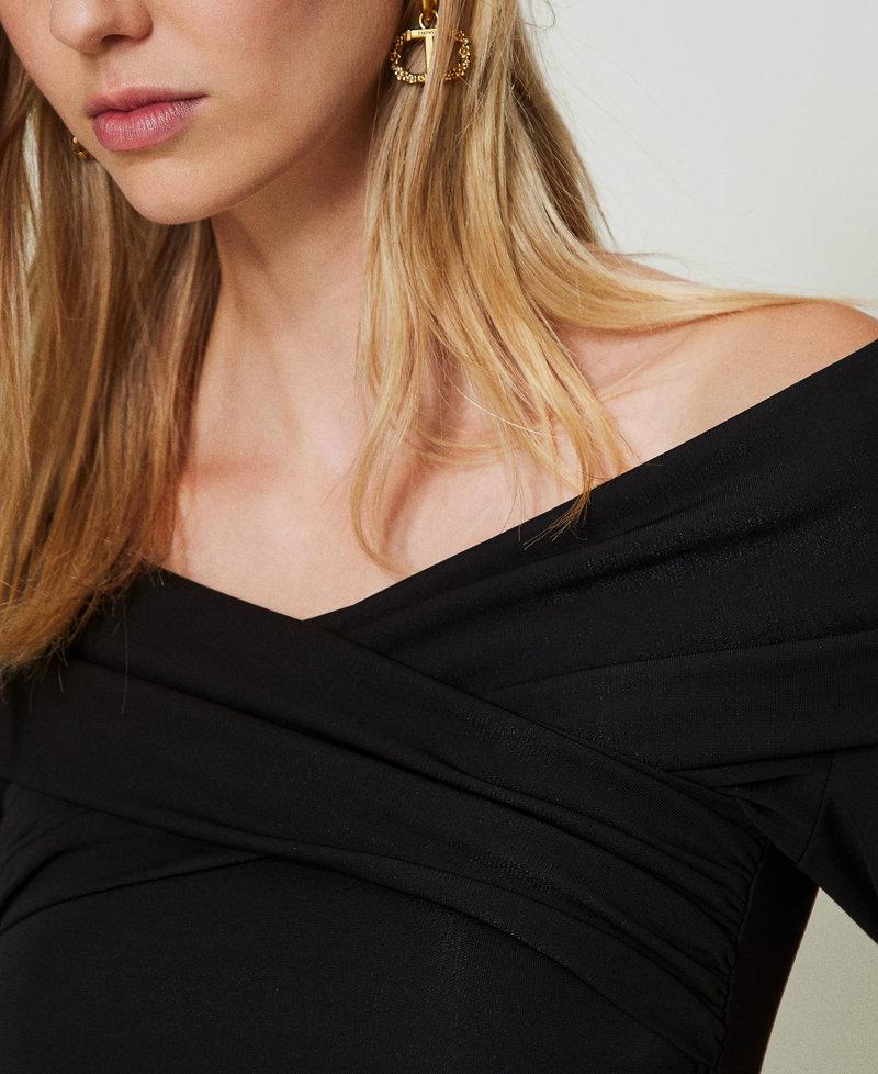 Scee By Twin Set Blusa Con Scollo Arricciato