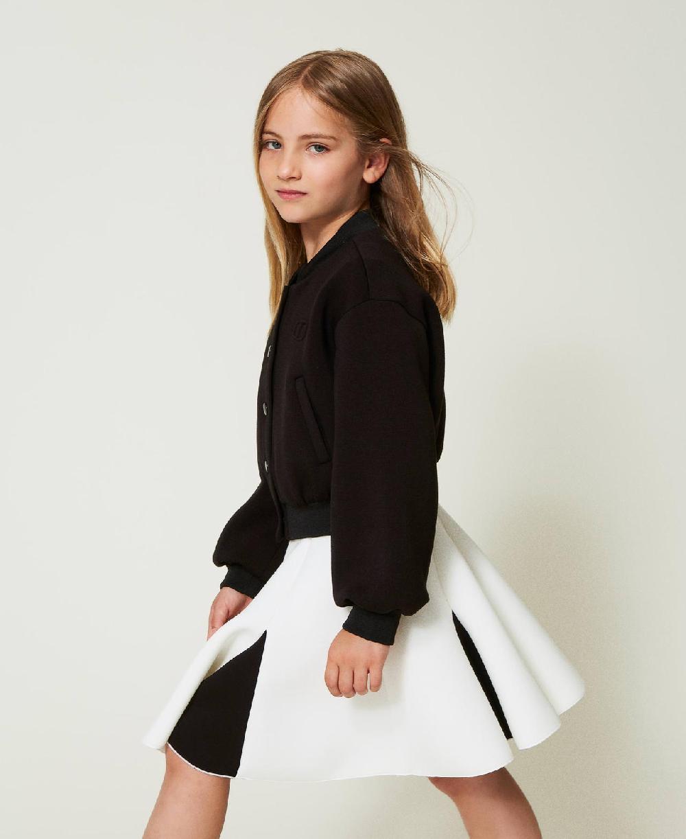 Scee By Twin Set Bomber In Tessuto Scuba