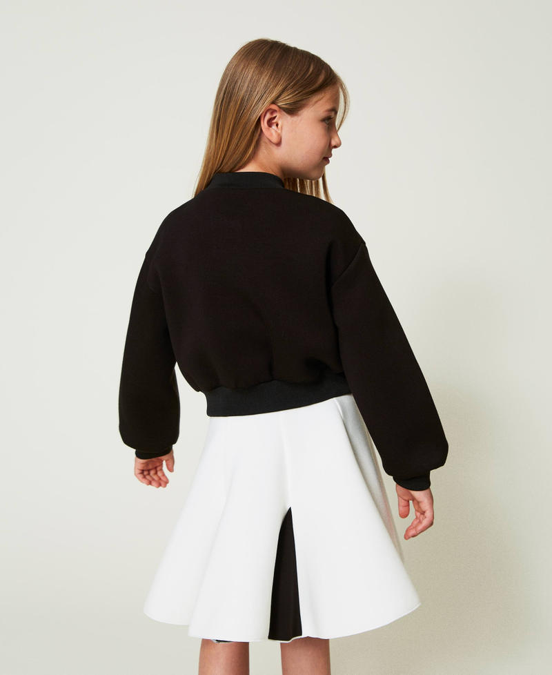 Scee By Twin Set Bomber In Tessuto Scuba