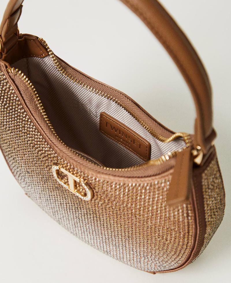 Scee By Twin Set Borsa Hobo ‘Moon’ Con Strass