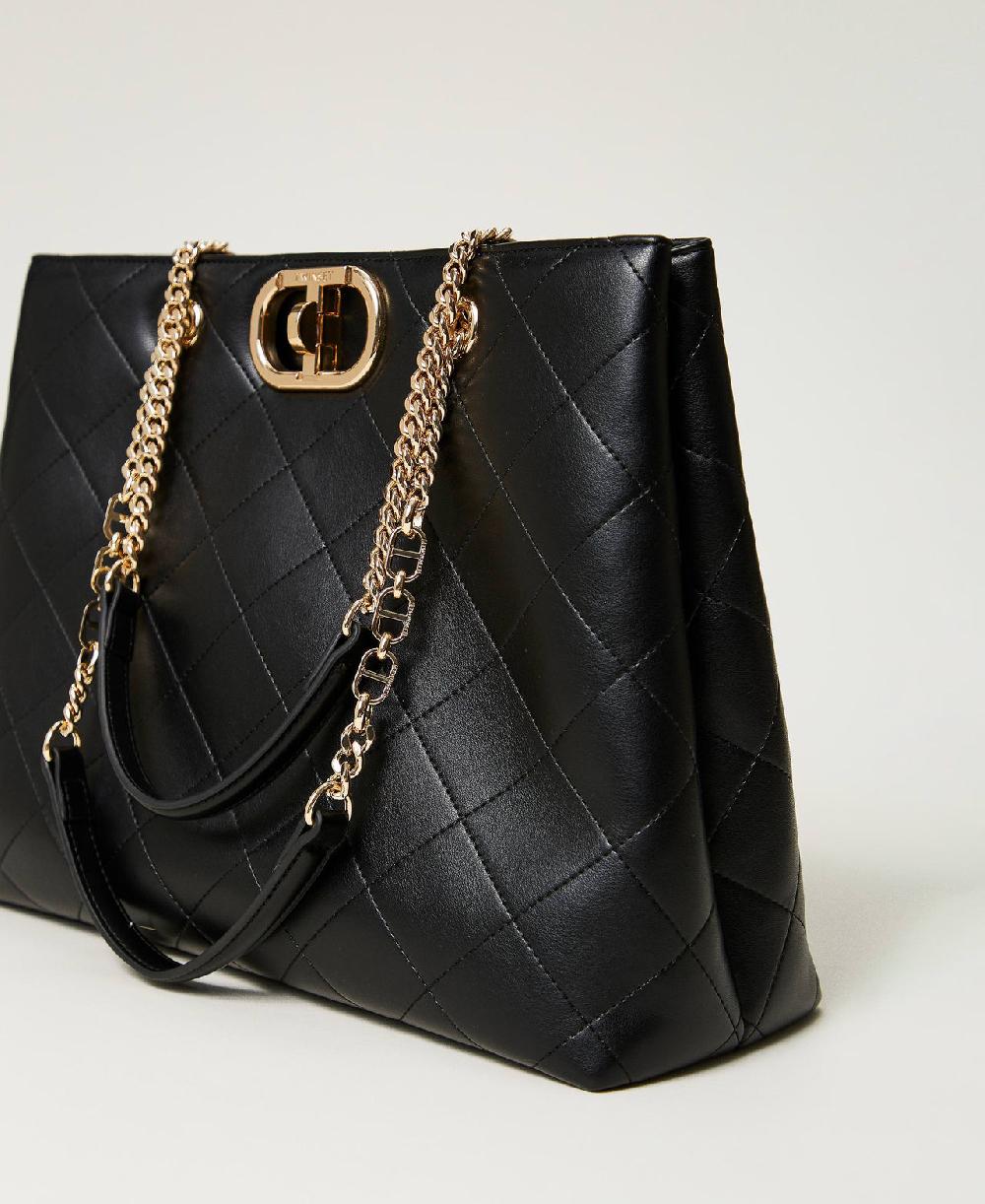 Scee By Twin Set Borsa Shopper Con Chiusura Oval T