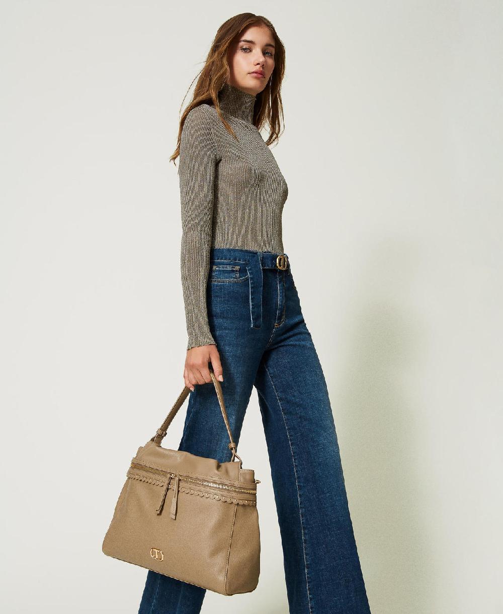 Scee by twin set Borsa top handle ‘Cécile’ grande