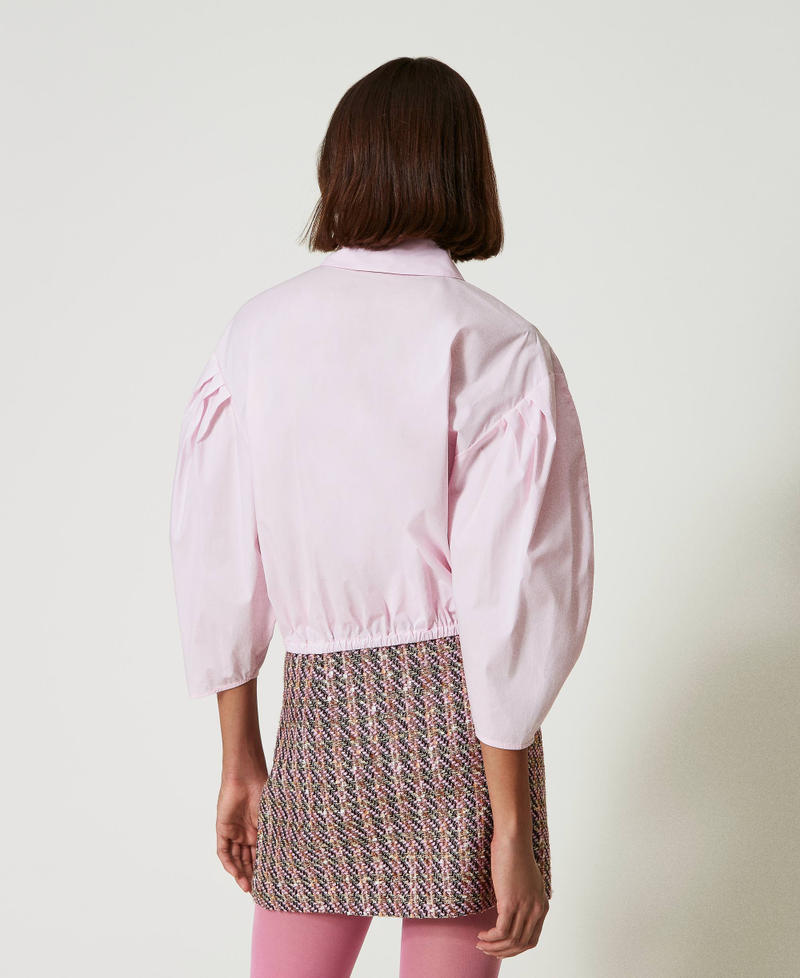 Scee By Twin Set Camicia Boxy Con Cravattino