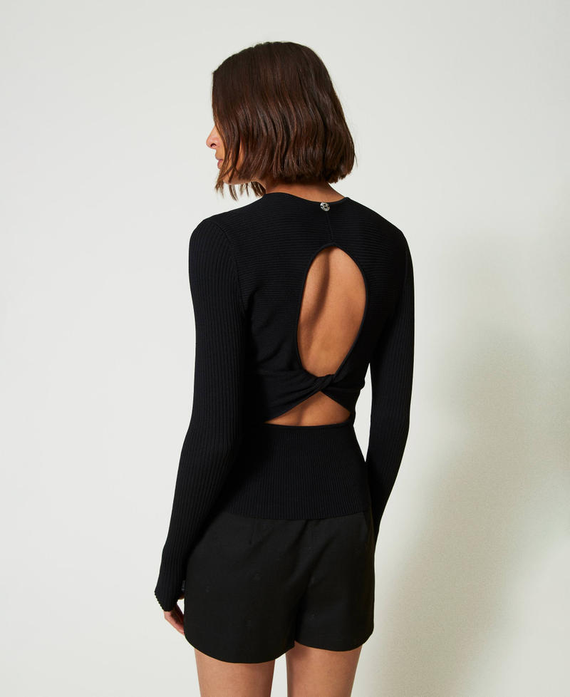 Scee By Twin Set Cardigan A Costine Con Borchie