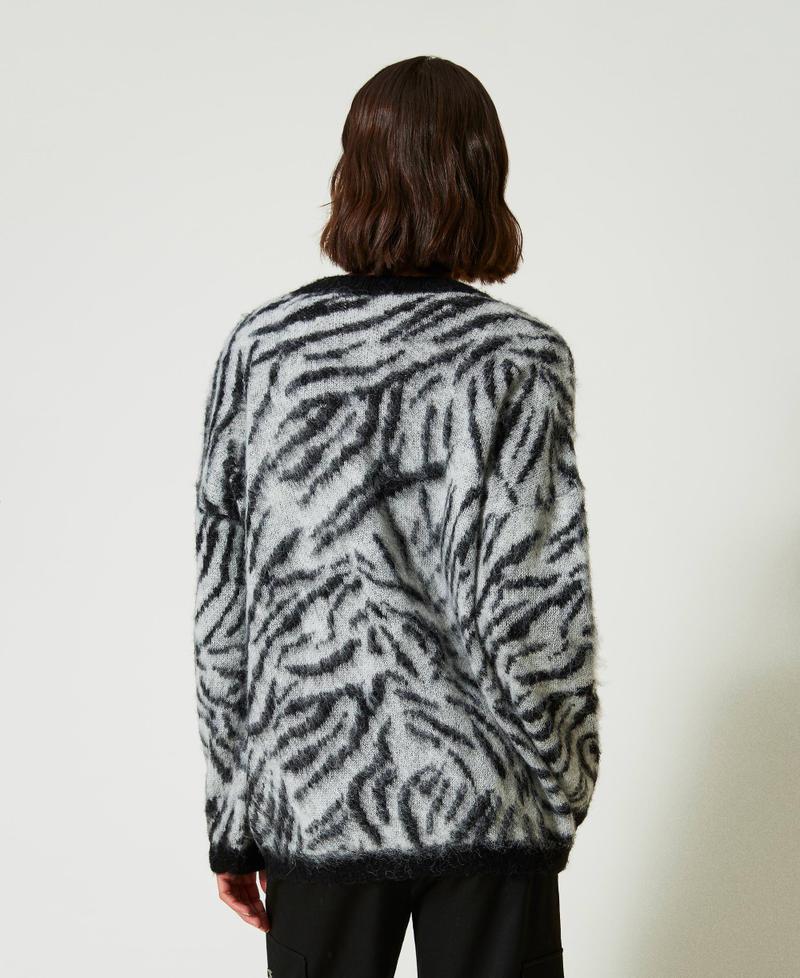 Scee By Twin Set Cardigan MYFO Jacquard Animalier