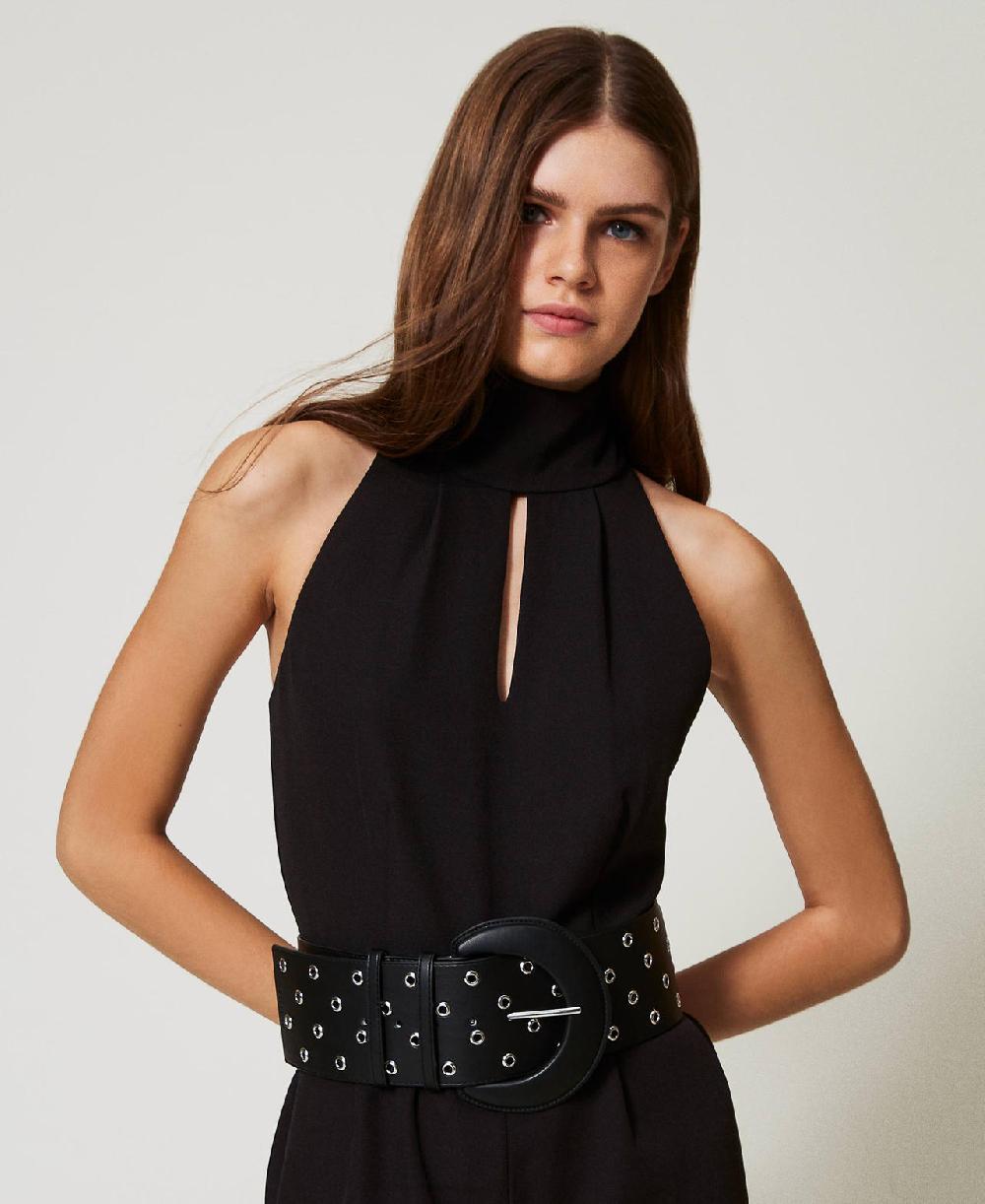 Scee by twin set Cintura a vita alta con occhielli