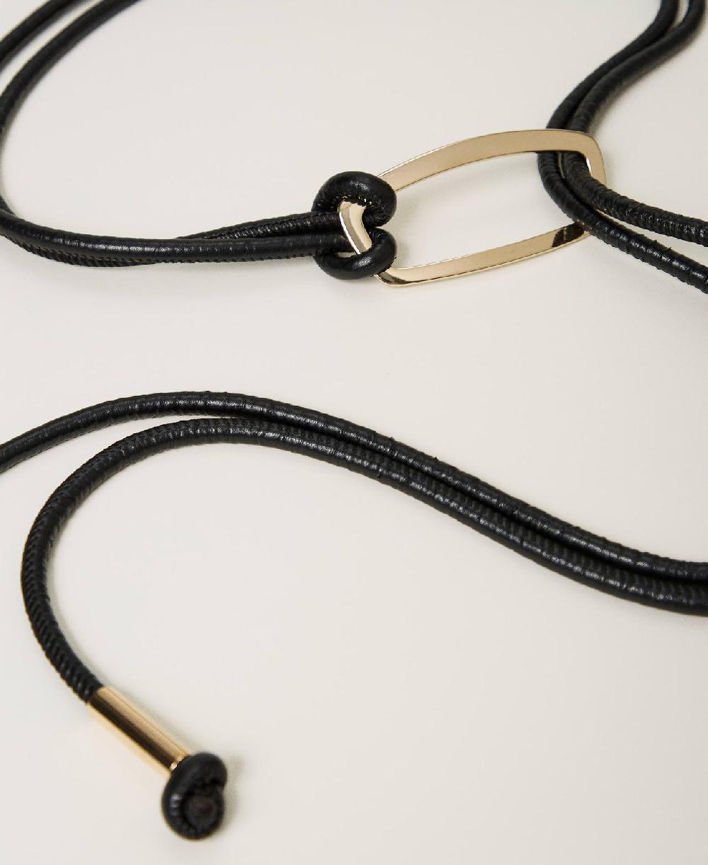 Scee By Twin Set Cintura Con Fibbia Logata