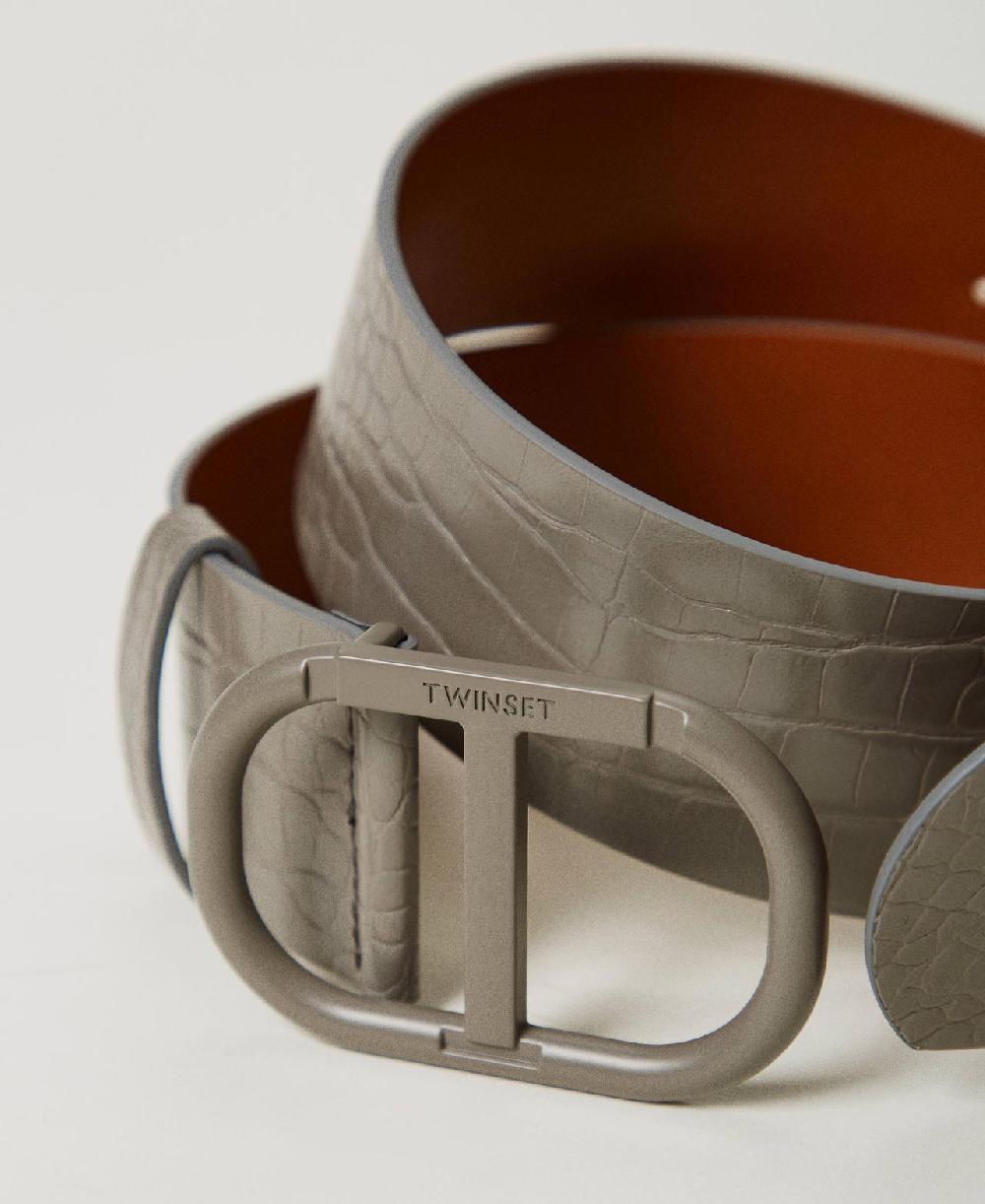 Scee By Twin Set Cintura Con Stampa Cocco