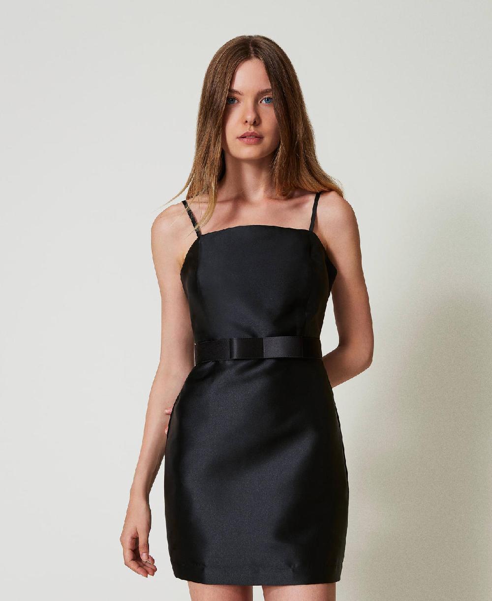 Scee by twin set Cintura in raso con fiocco