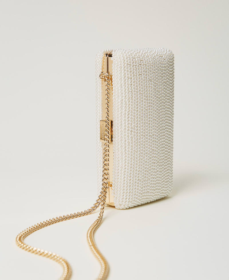 Scee By Twin Set Clutch Con Perle E Oval T