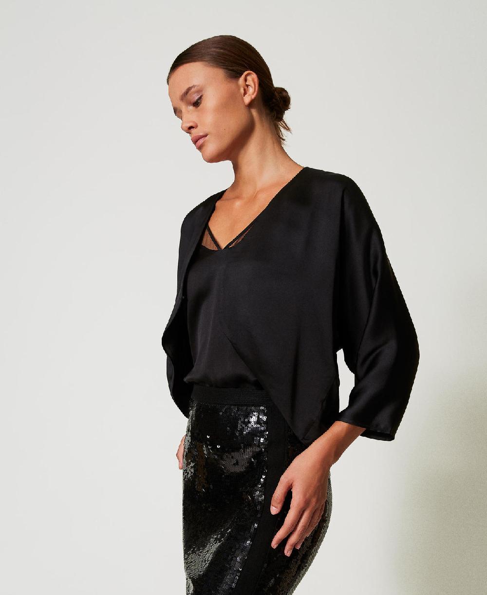 Scee By Twin Set Coprispalle In Raso