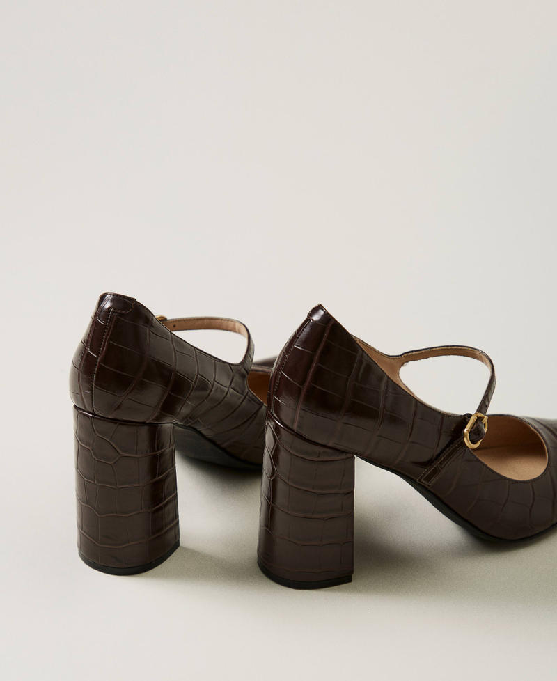 Scee By Twin Set Décolleté Con Stampa Cocco