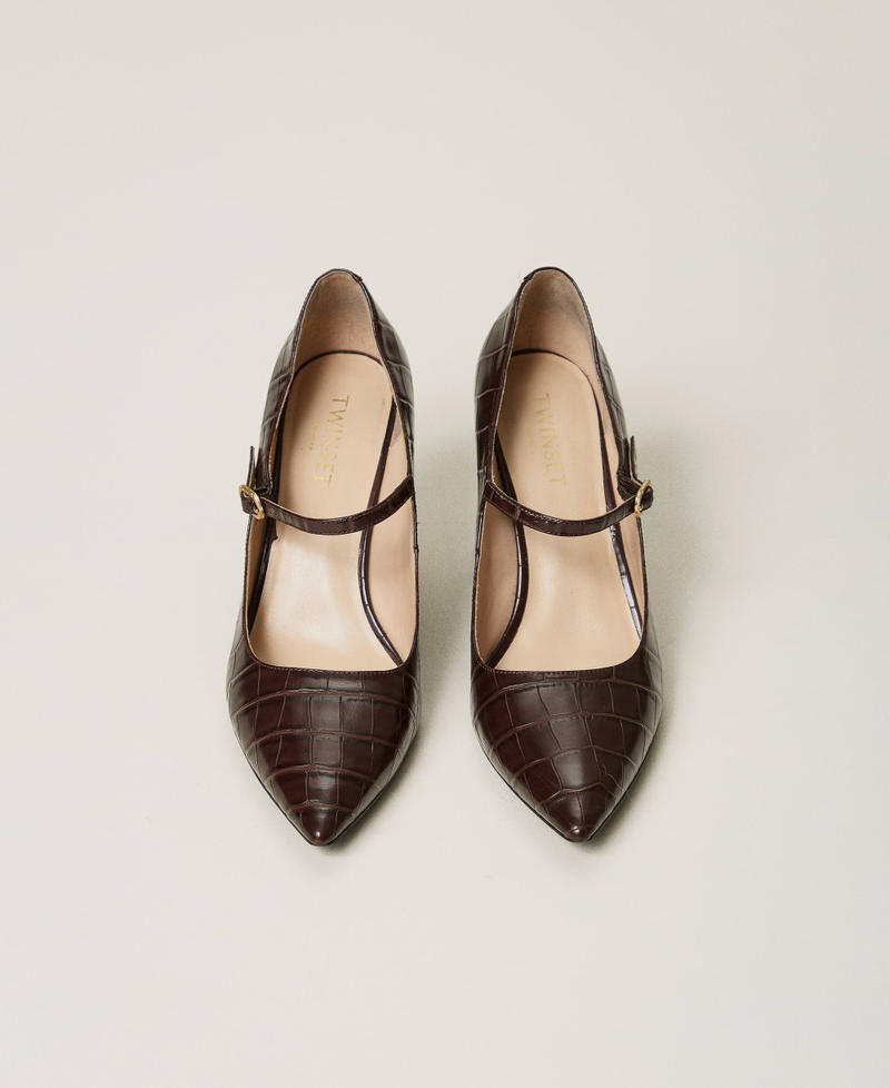 Scee By Twin Set Décolleté Con Stampa Cocco