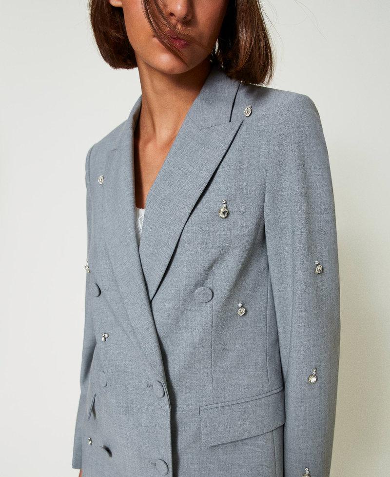 Scee By Twin Set Giacca Blazer Con Ricami A Mano