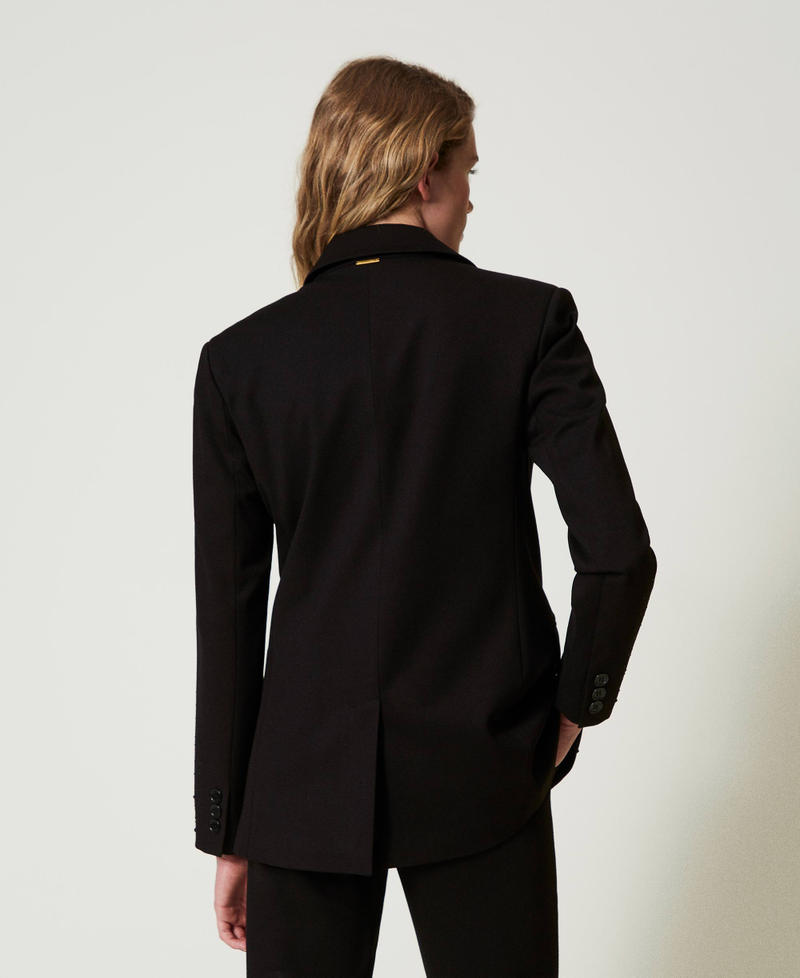 Scee By Twin Set Giacca Blazer Con Strass Dégradé