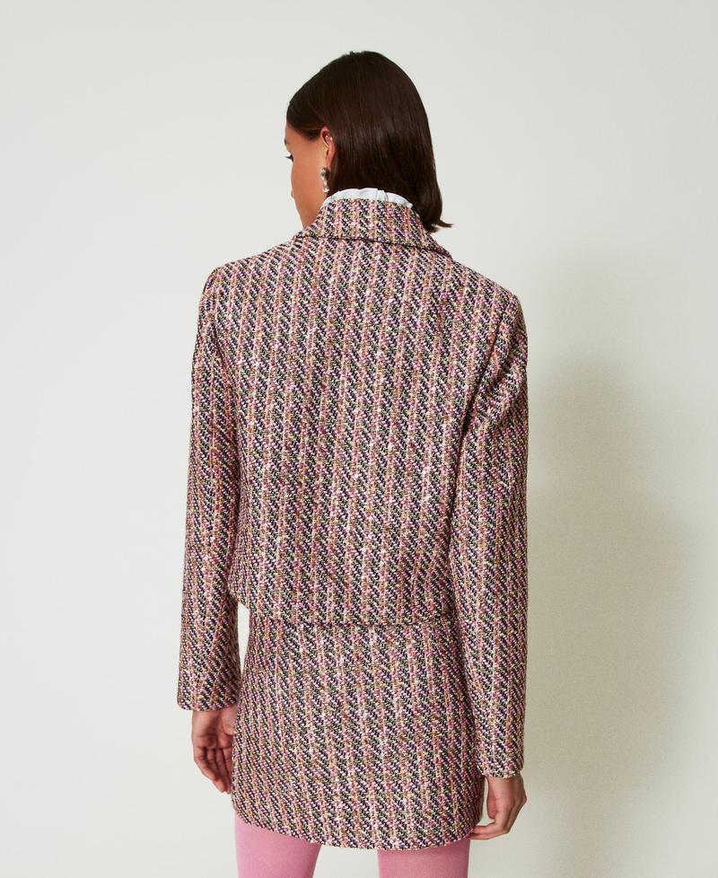 Scee By Twin Set Giacca Blazer In Bouclé E Lurex