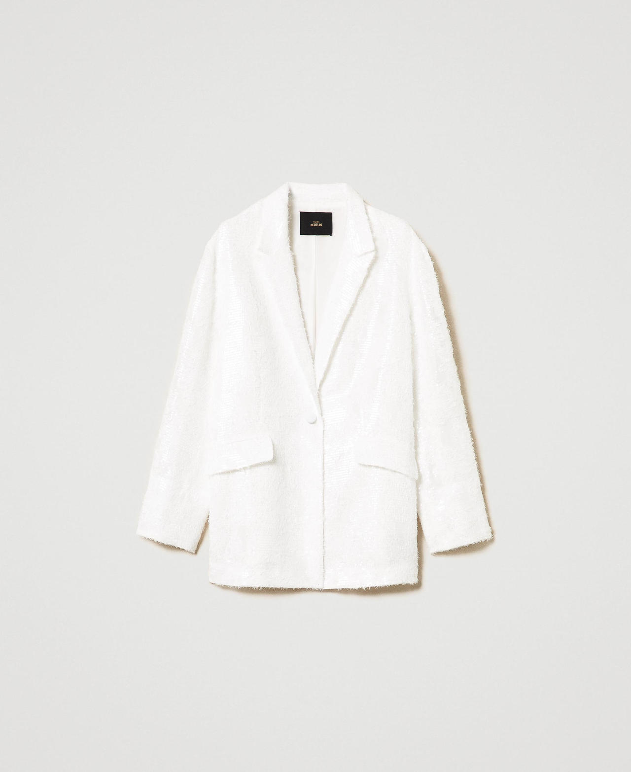 Scee by twin set Giacca blazer in full paillettes