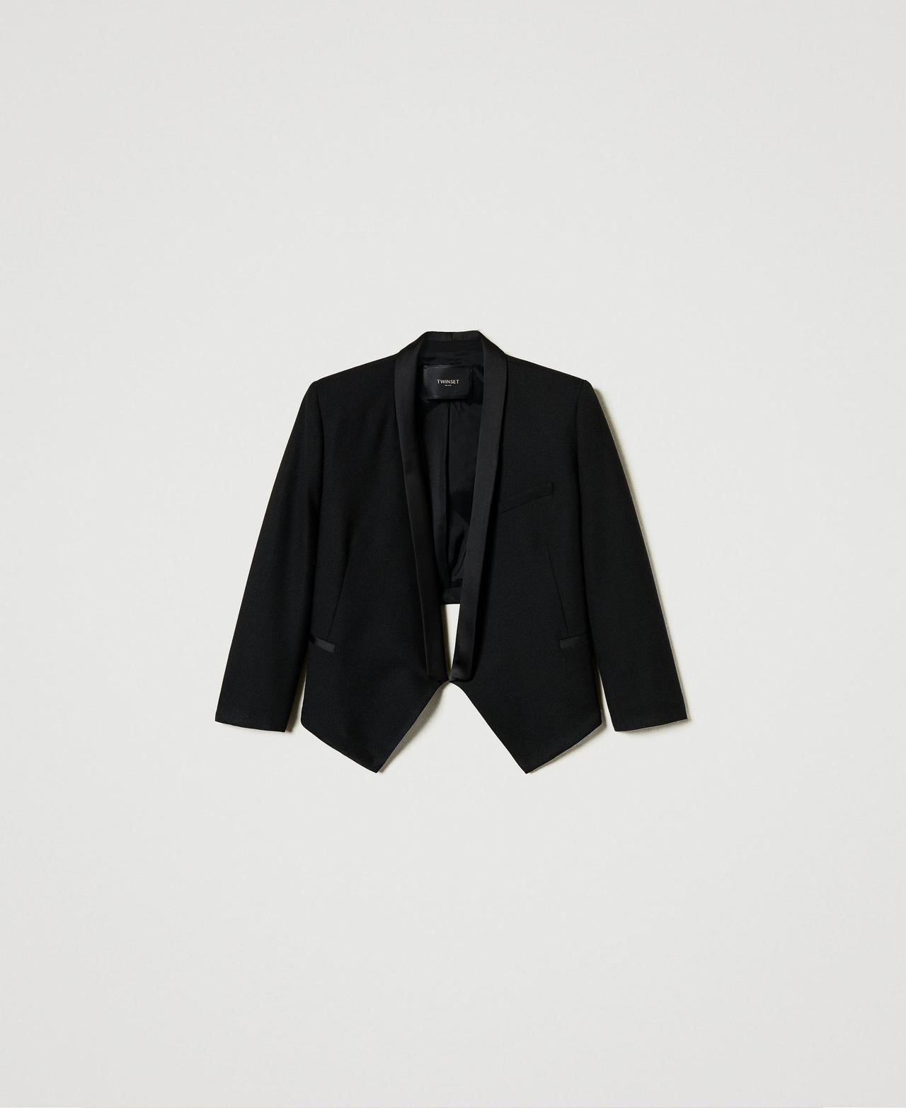 Scee by twin set Giacca blazer in serge misto lana