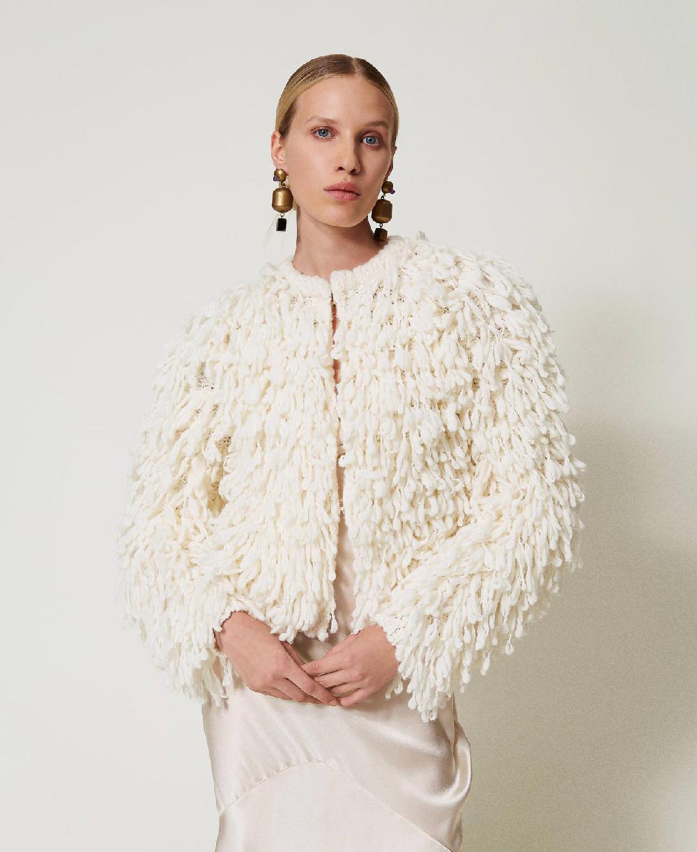 Scee By Twin Set Giacca 'Elizabeth' In Maglia Bouclé