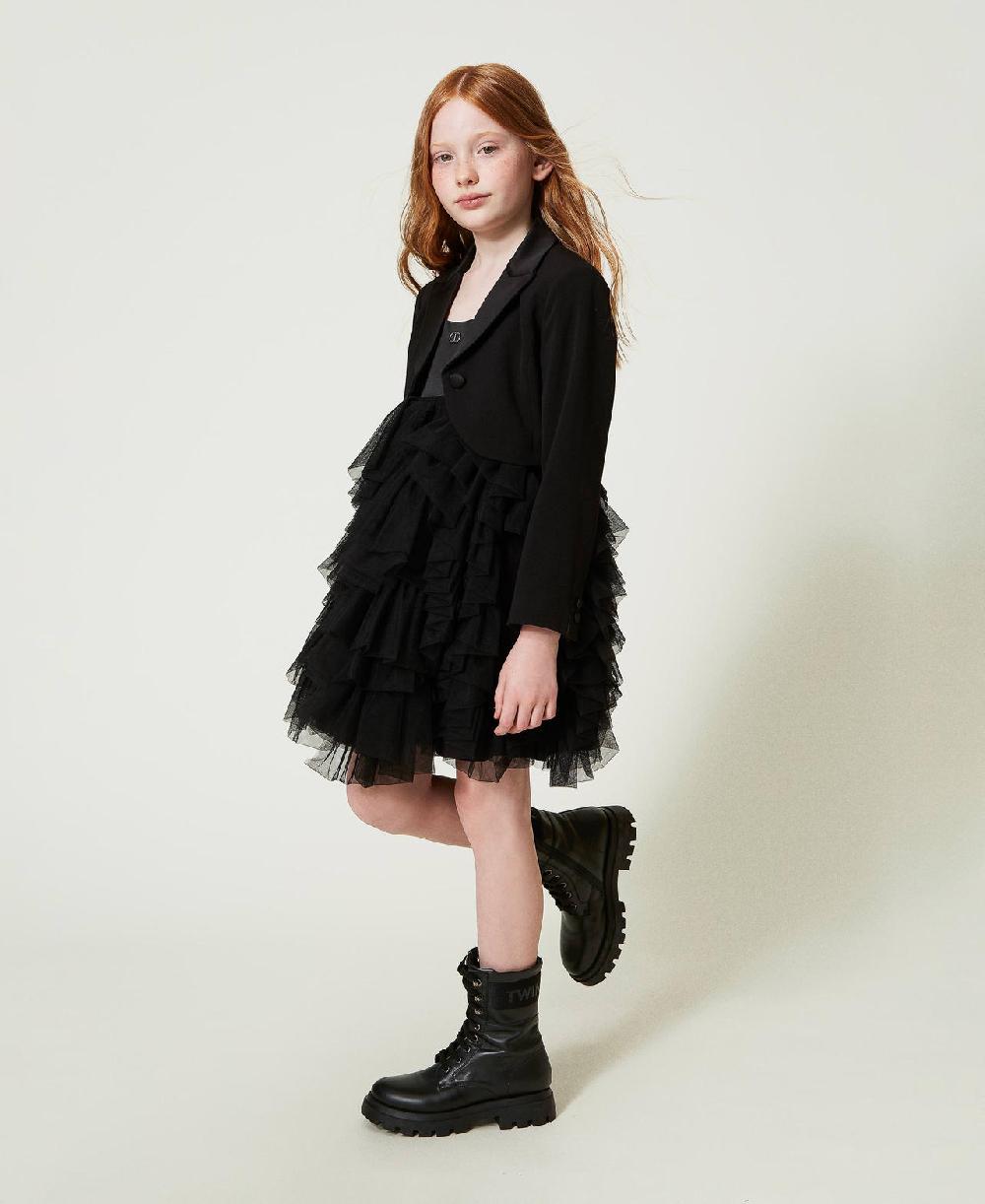 Scee By Twin Set Giacca Spencer In Flanella