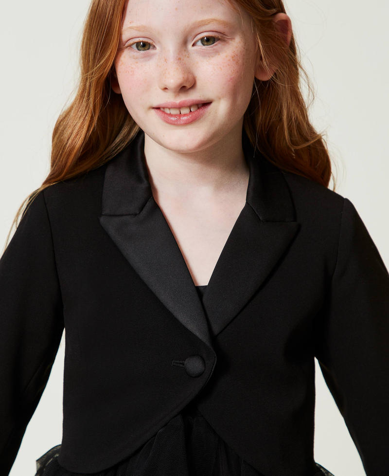 Scee By Twin Set Giacca Spencer In Flanella