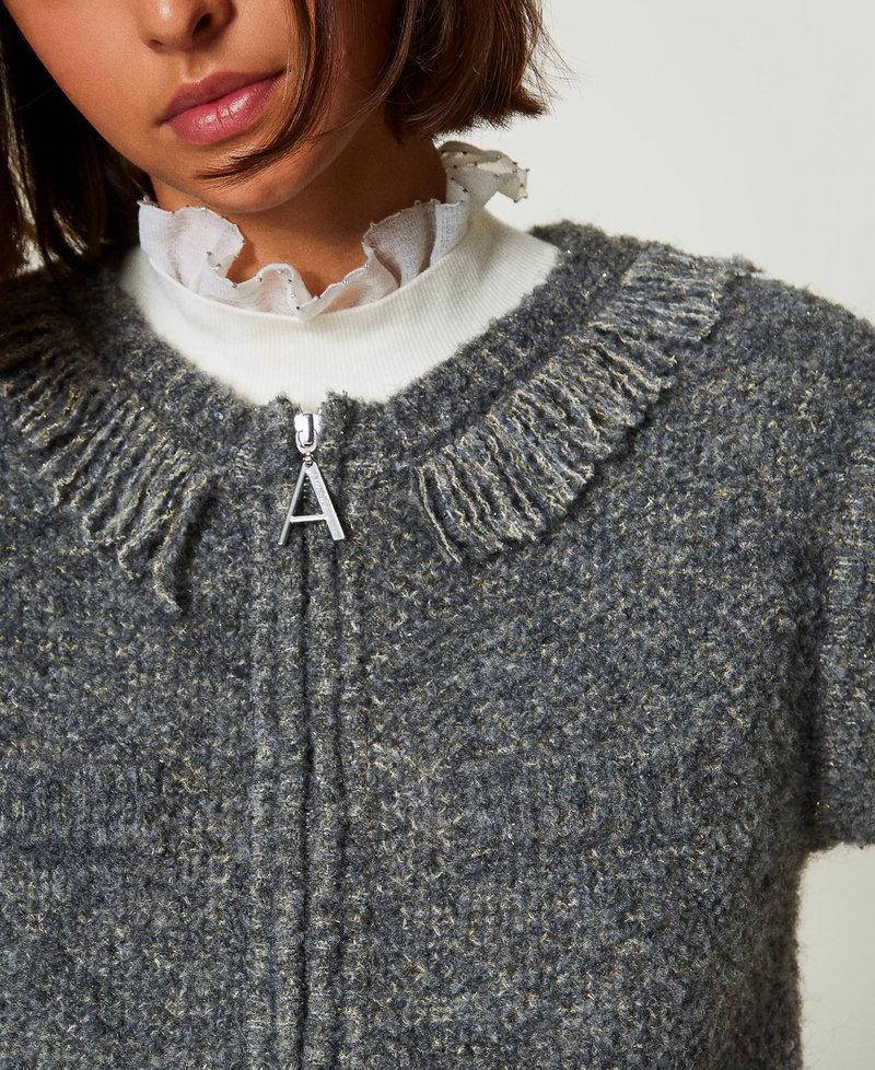 Scee By Twin Set Gilet In Maglia Bouclé Riciclata